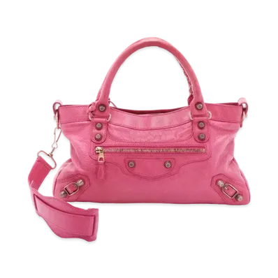 BALENCIAGA The First Leather 2Way Bag "Pink"