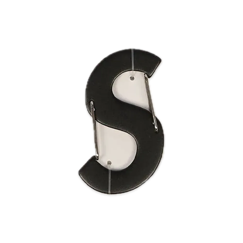 Supreme x Nite Ize S Logo Keychain "Black"