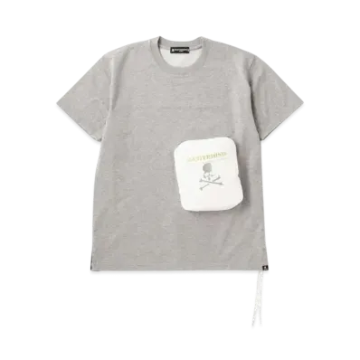 mastermind WORLD Bag Pocket SS Crewneck 1 "Top Gray"