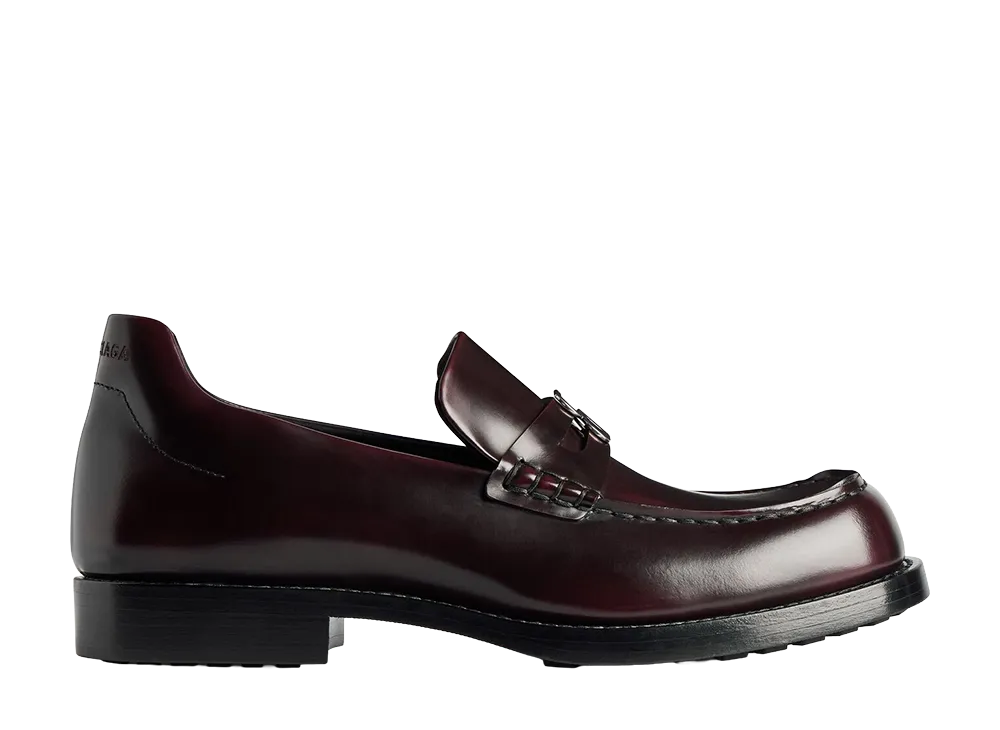 Balenciaga Women's Comfy Loafers "Dark Burgundy"