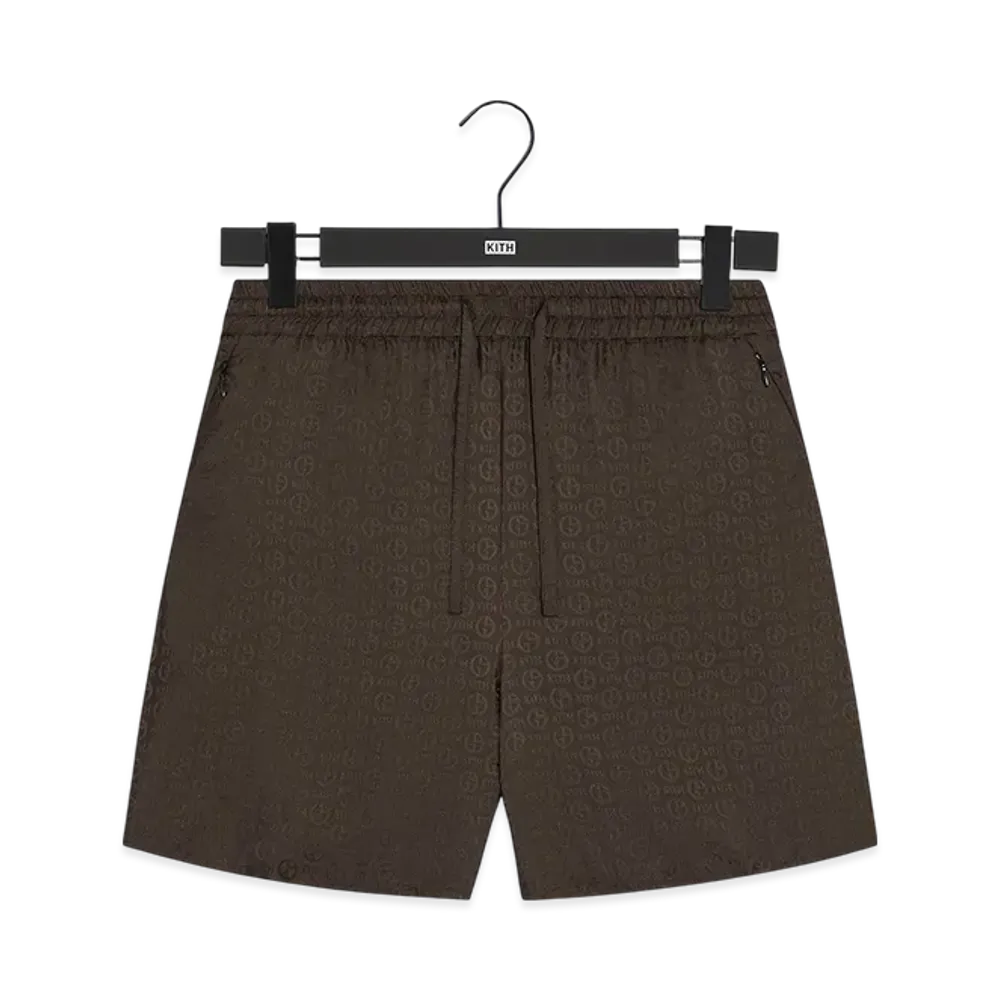 Kith x Giorgio Armani Monogram Cedar Short "Kindling"