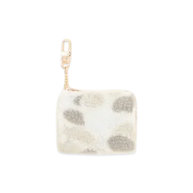 A BATHING APE APEE Camo Sherpa Wallet #1 "Ivory"
