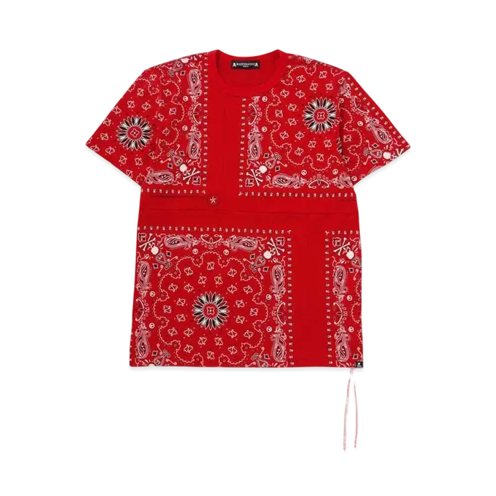 mastermind WORLD Bandana Tee "Red"