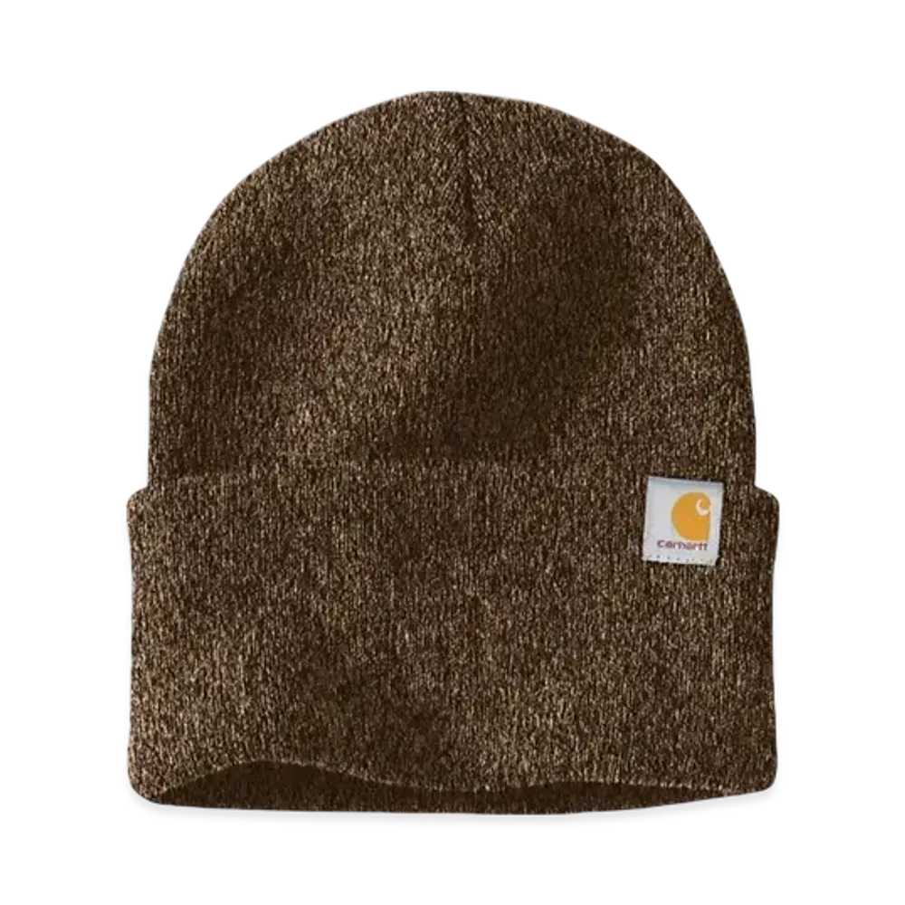 Carhartt Knit Cuffed Beanie "Dark Brown Stone"