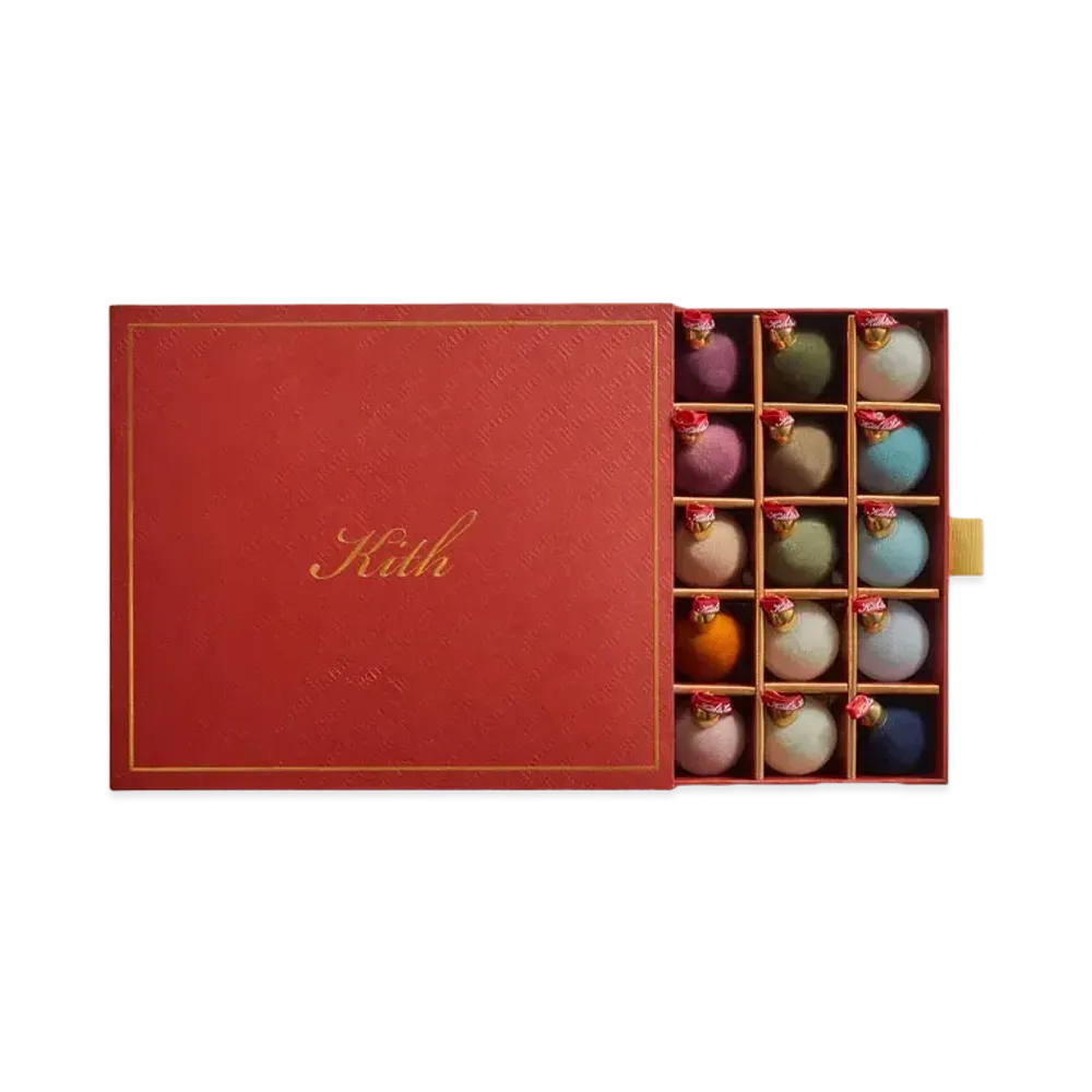 Kith Kithmas Velvet Ornament Set "Multi"