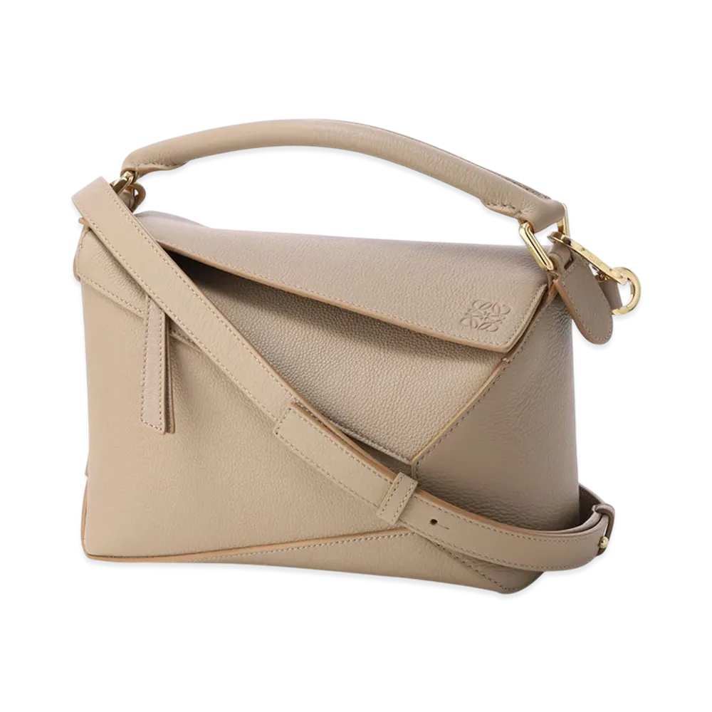 LOEWE Puzzle Edge Small "Sand"