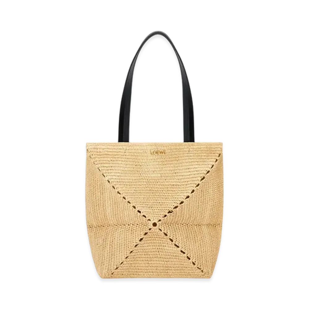 LOEWE Puzzle Fold Tote Medium "Natural"