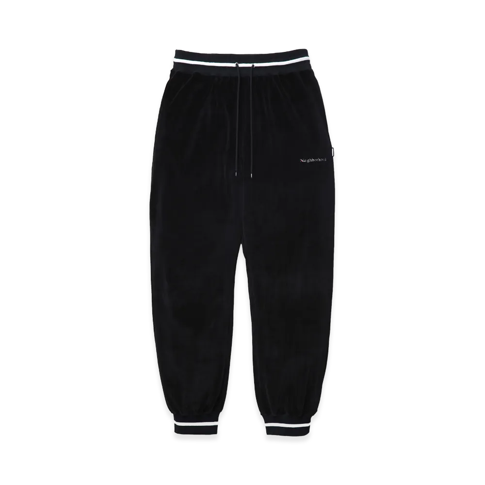NEIGHBORHOOD Velour Track Pants "Black"