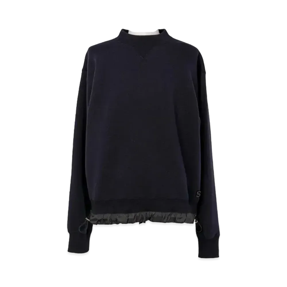 sacai S Sponge Sweat Pullover "Navy"