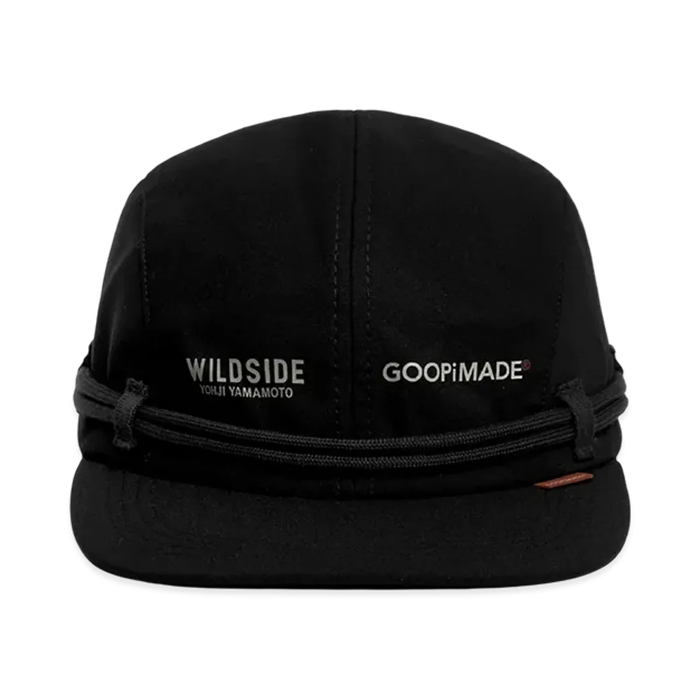 WILDSIDE YOHJI YAMAMOTO x GOOPiMADE JP Double Cap "Black"