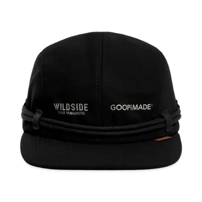WILDSIDE YOHJI YAMAMOTO x GOOPiMADE JP Double Cap "Black"