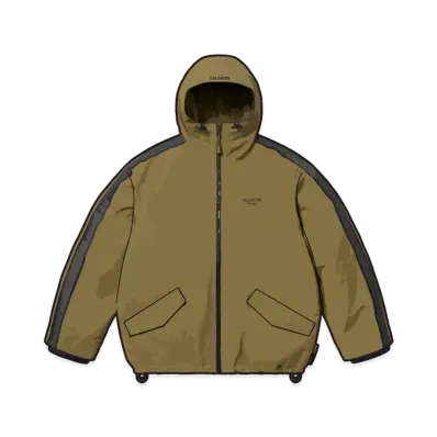 Supreme GORE-TEX Stripe Hooded Jacket "Olive"