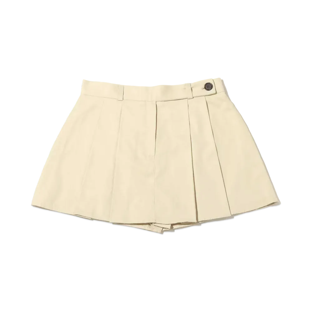 atmos pink Slit Knit Skirt "Beige"