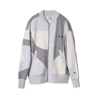 ANREALAGE x Champion Zip Sweatshirt "Oxford Gray"