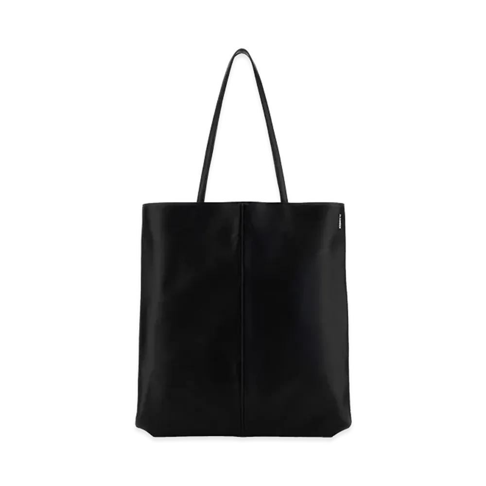 Jil Sander Leather Linea Shopping Bag "Black"