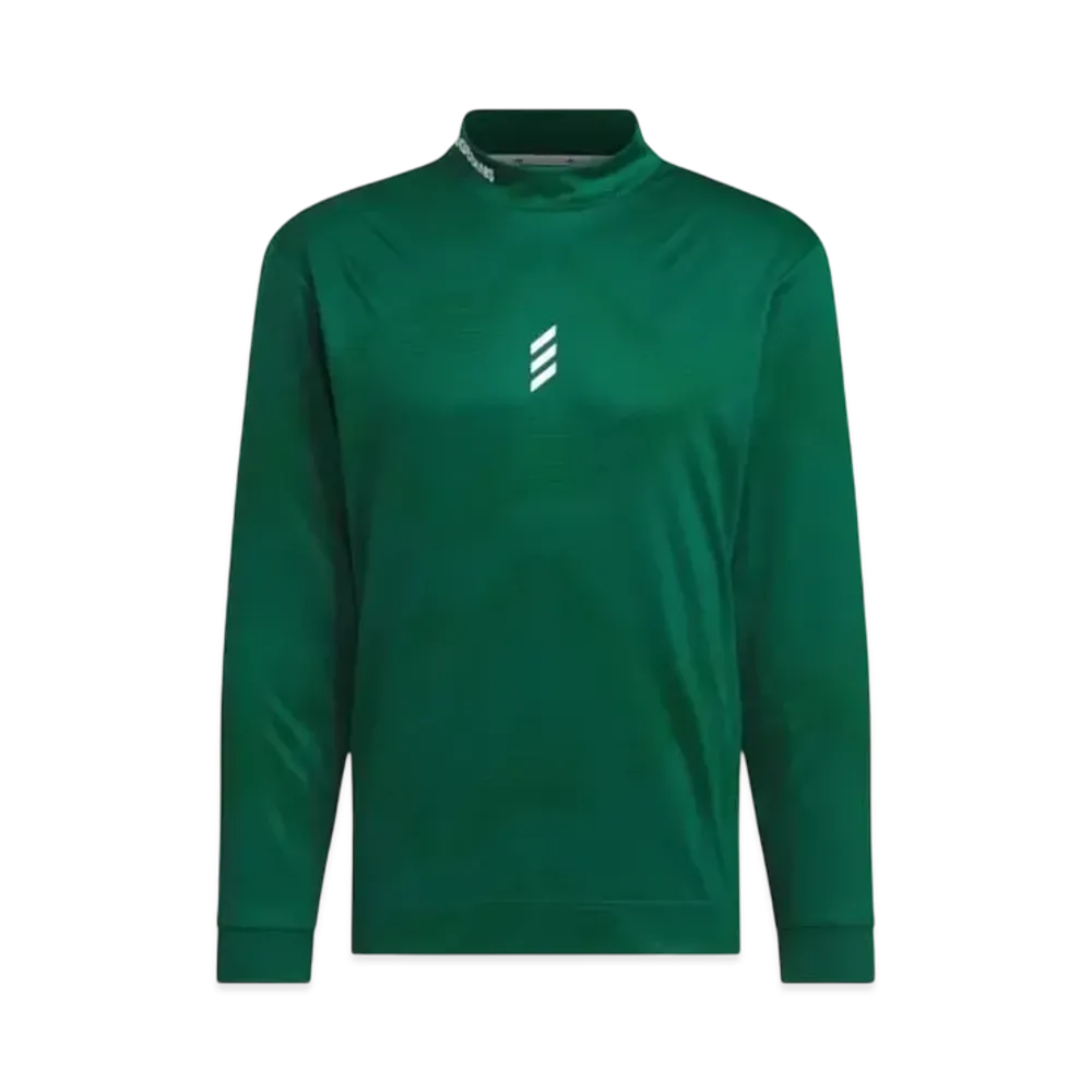 adidas Code Chaos Mock Neck Long Sleeve Shirt "Collegiate Green"