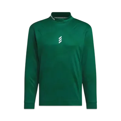 adidas Code Chaos Mock Neck Long Sleeve Shirt "Collegiate Green"
