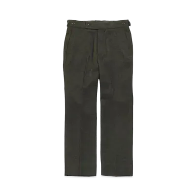 Needles SIDE TAB TROUSER - POLY SERGE "Green"