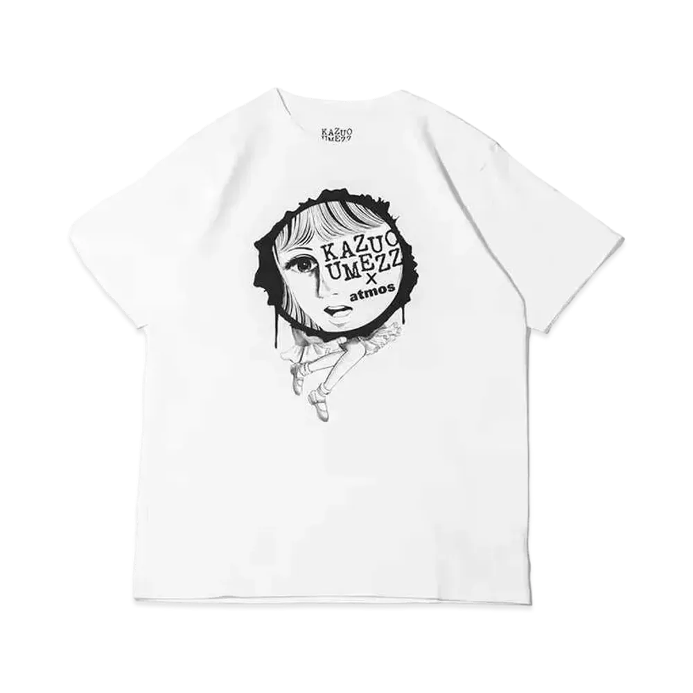 atmos pink x Kazuo Umezu Collaboration Logo SS T-Shirt "White"