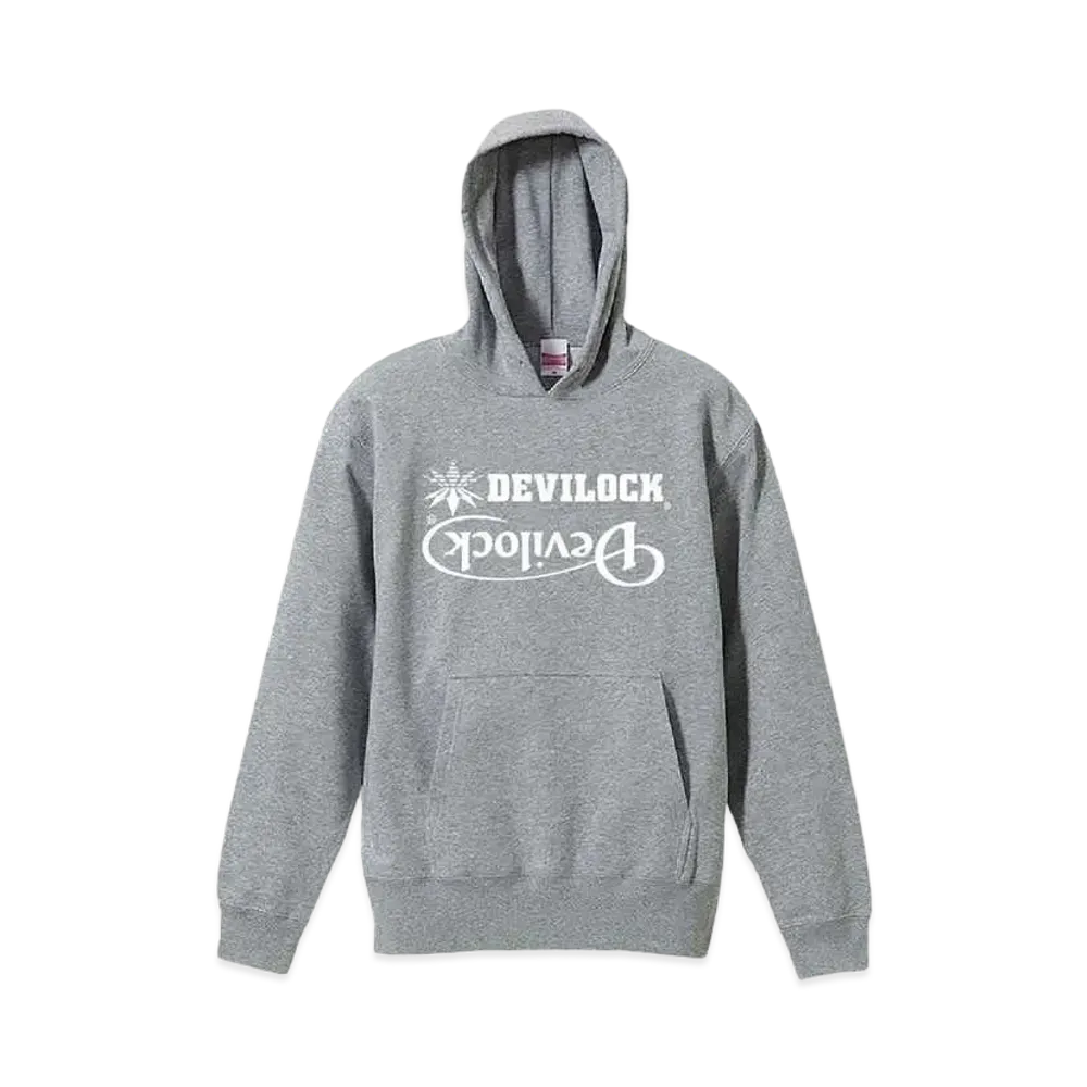 DEVILOCK BOTH LOGO HOODIE "GRAY"