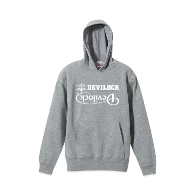 DEVILOCK BOTH LOGO HOODIE "GRAY"