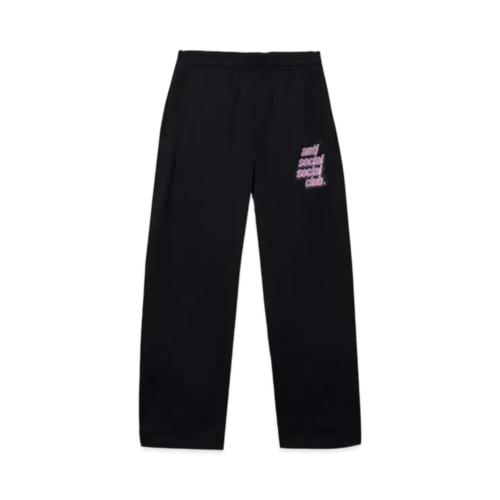ANTI SOCIAL SOCIAL CLUB Major #1 Tear Into Silence Jumbo Patch Made in LA Heavyweight Sweatpants "Black"