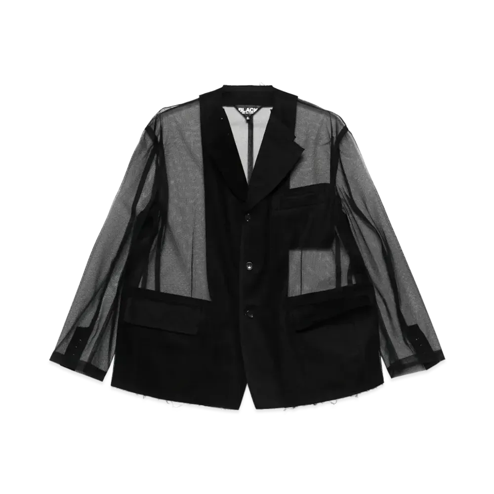 BLACK COMME des GARCONS Tulle Jacket "Black"