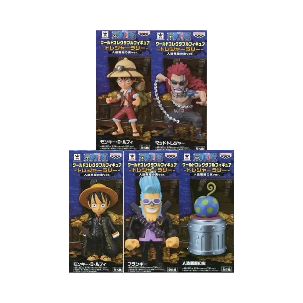 Banpresto One Piece World Collectable Figure -Treasure Rally- Artificial Devil Fruit ver. Complete 5 Piece Set
