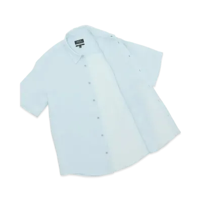 A.P.C. Chemisette Bellini Logo "Light Blue"
