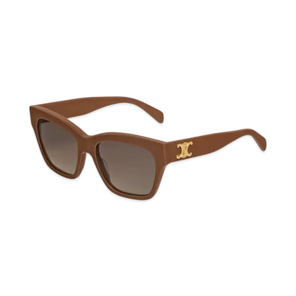 CELINE Triomphe 09 Sunglasses in Acetate "Camel"