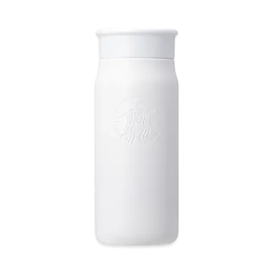 STARBUCKS Recycled Stainless Mini Bottle 355ml "Matte White"