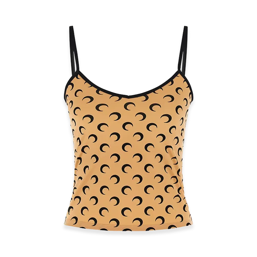 Marine Serre Women's Top "Neutrals/Black"