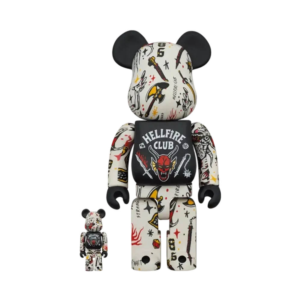 Bearbrick Stranger Things Hellfire Club 100% & 400%