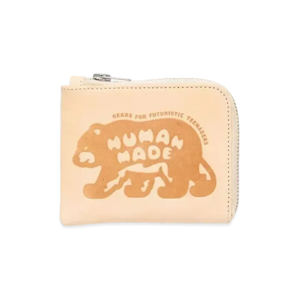 HUMAN MADE Leather Wallet "White"
