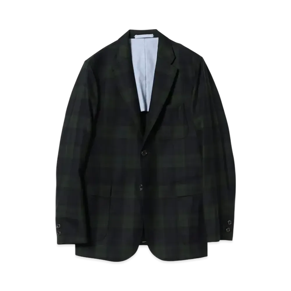 BEAMS 3B Jacket Flannel "BlackWatch"