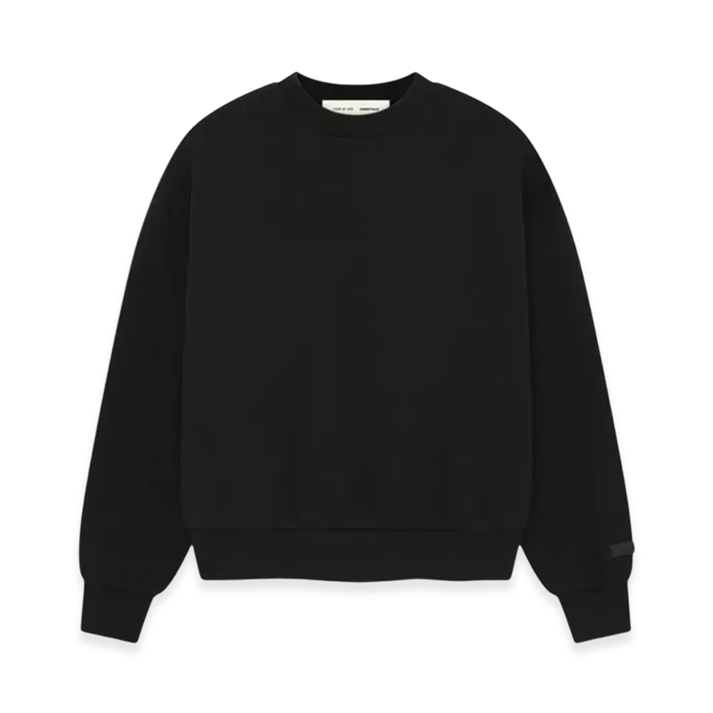 FEAR OF GOD ESSENTIALS Classic Crewneck Sweatshirt "Jet Black"