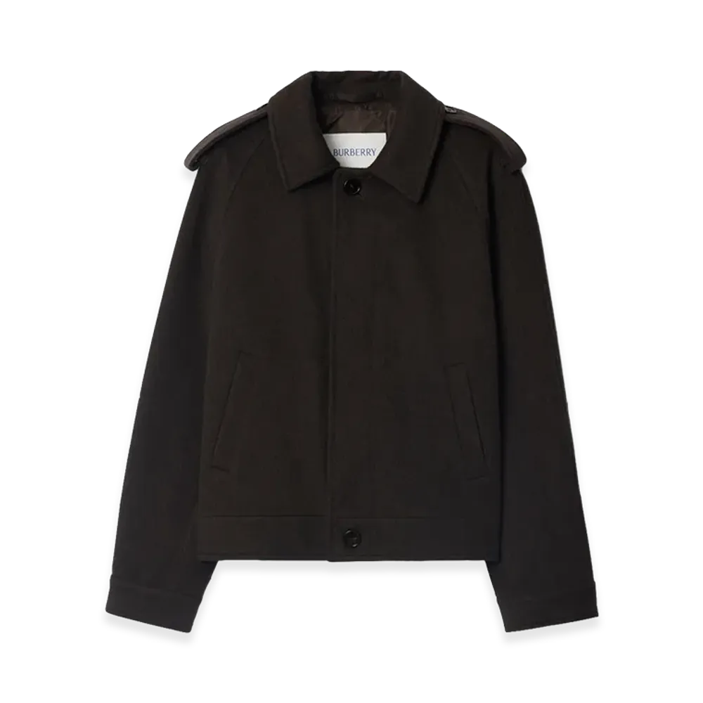 Burberry Cashmere Jacket "Cog Brown Melange"