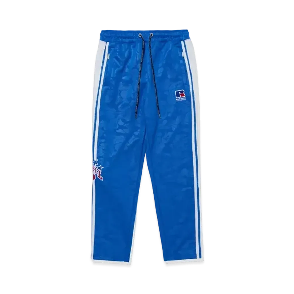 A BATHING APE x RUSSELL Track Pants "Blue"