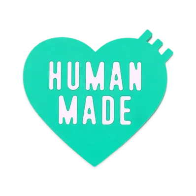 HUMAN MADE Heart Rubber Coaster "Green"