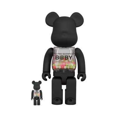 Bearbrick MY FIRST B@BY MATT BLACK Ver. 100% & 400%