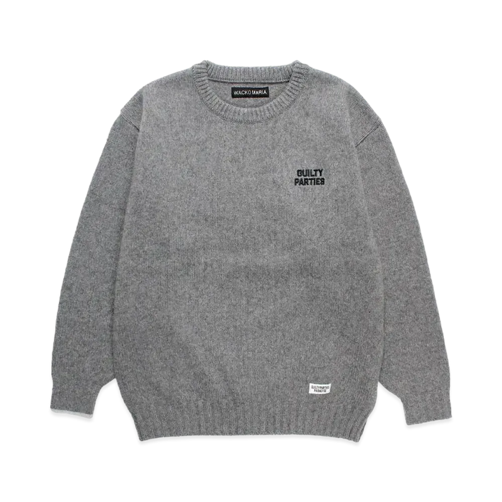 WACKO MARIA Classic Knit Sweater "Gray"