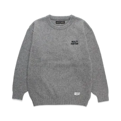 WACKO MARIA Classic Knit Sweater "Gray"