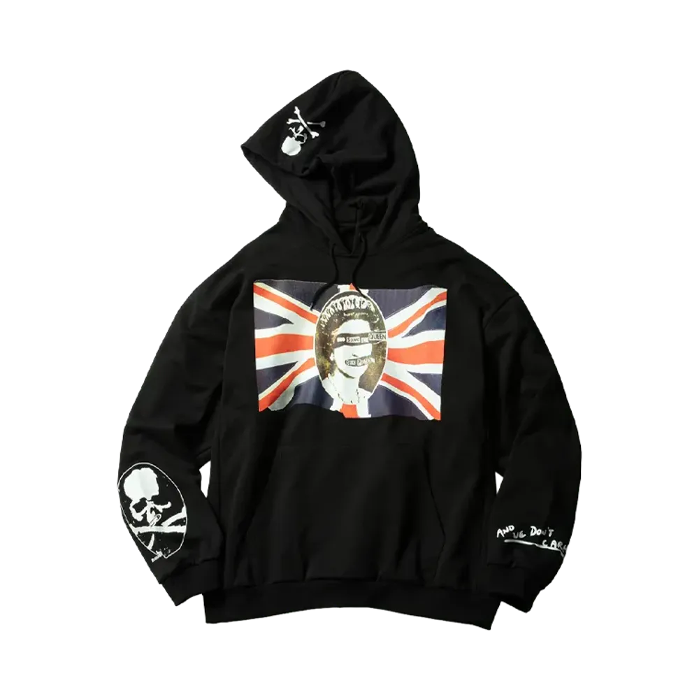 Sex Pistols×MASTERMIND WORLD \ MASTERMIND Pistols x MASTERMIND God Save The Queen Hoodie "BLACK"