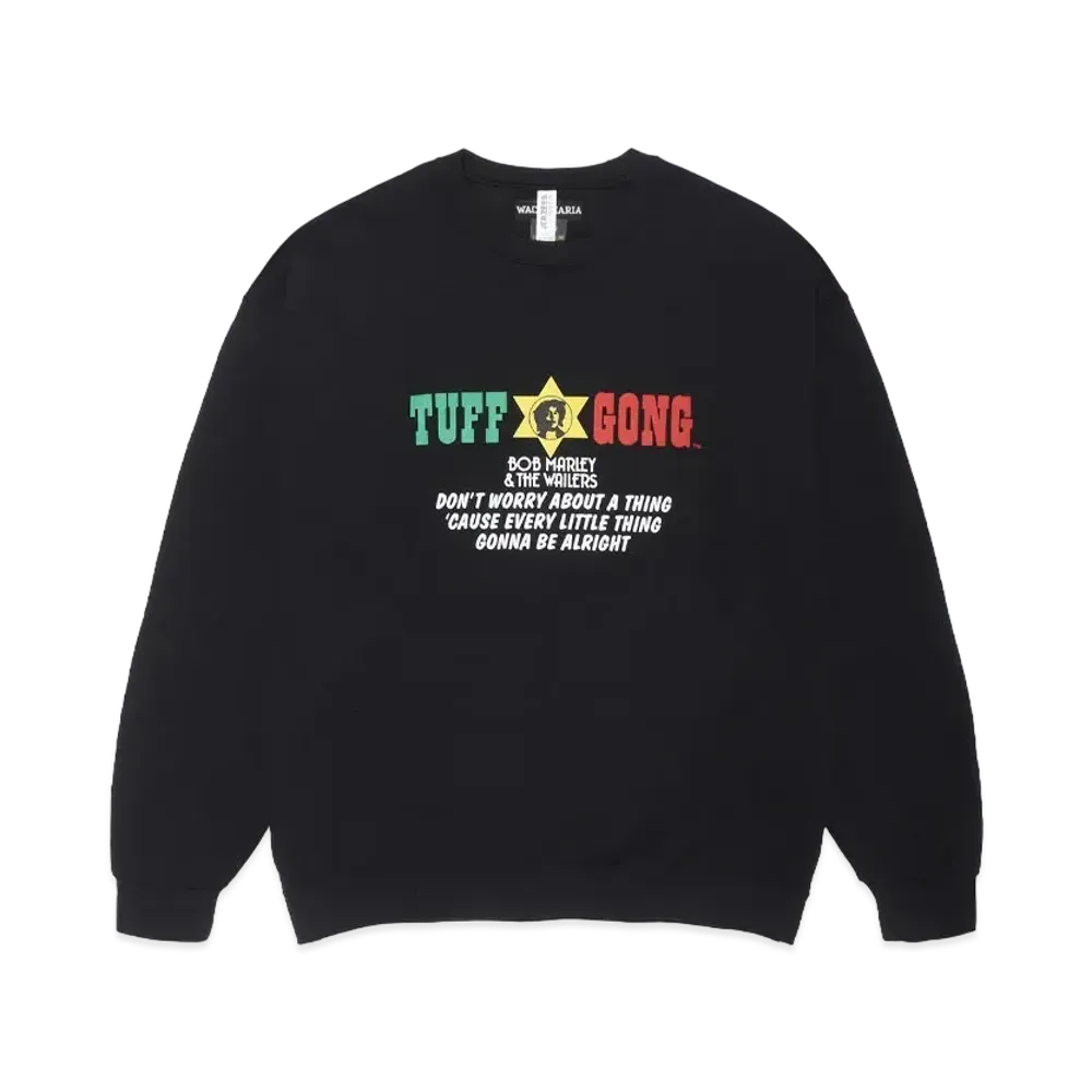 WACKO MARIA x BOB MARLEY Sweat Shirt "Black"