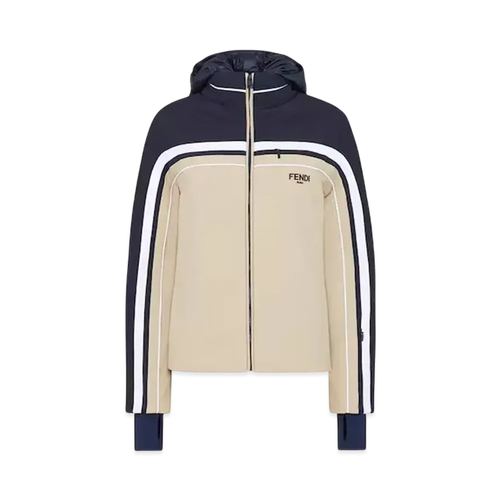 FENDI Women's Ski Jacket Tech Fabric "Beige"