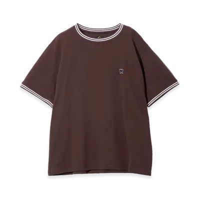 NEEDLES Ringer Tee Cotton Pique "Purple"