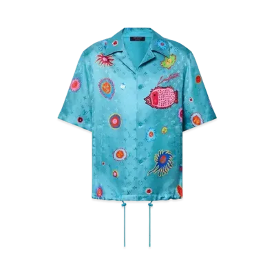 Louis Vuitton x Yayoi Kusama Monogram Faces Short Sleeve Shirt My Eternal Soul "Blue"