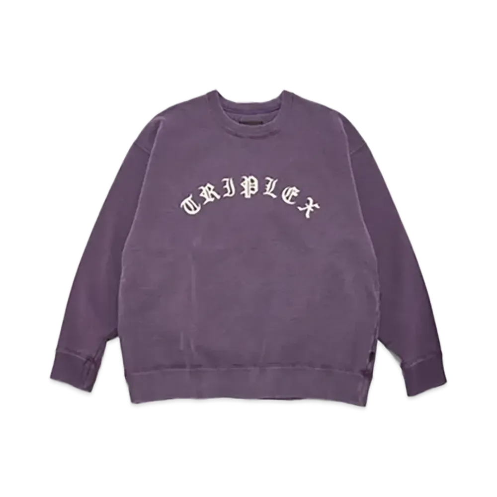 GOD SELECTION XXX Crew Neck Sweat Shirt GX-S25-CS-04 "Purple"