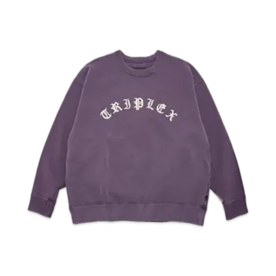 GOD SELECTION XXX Crew Neck Sweat Shirt GX-S25-CS-04 "Purple"
