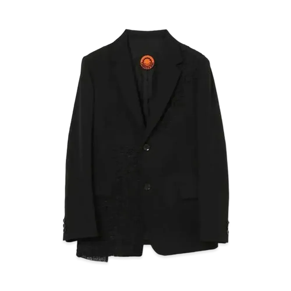 Ground Y x CHAINSAW MAN Door Opal Gabardine Slim Jacket "Black"